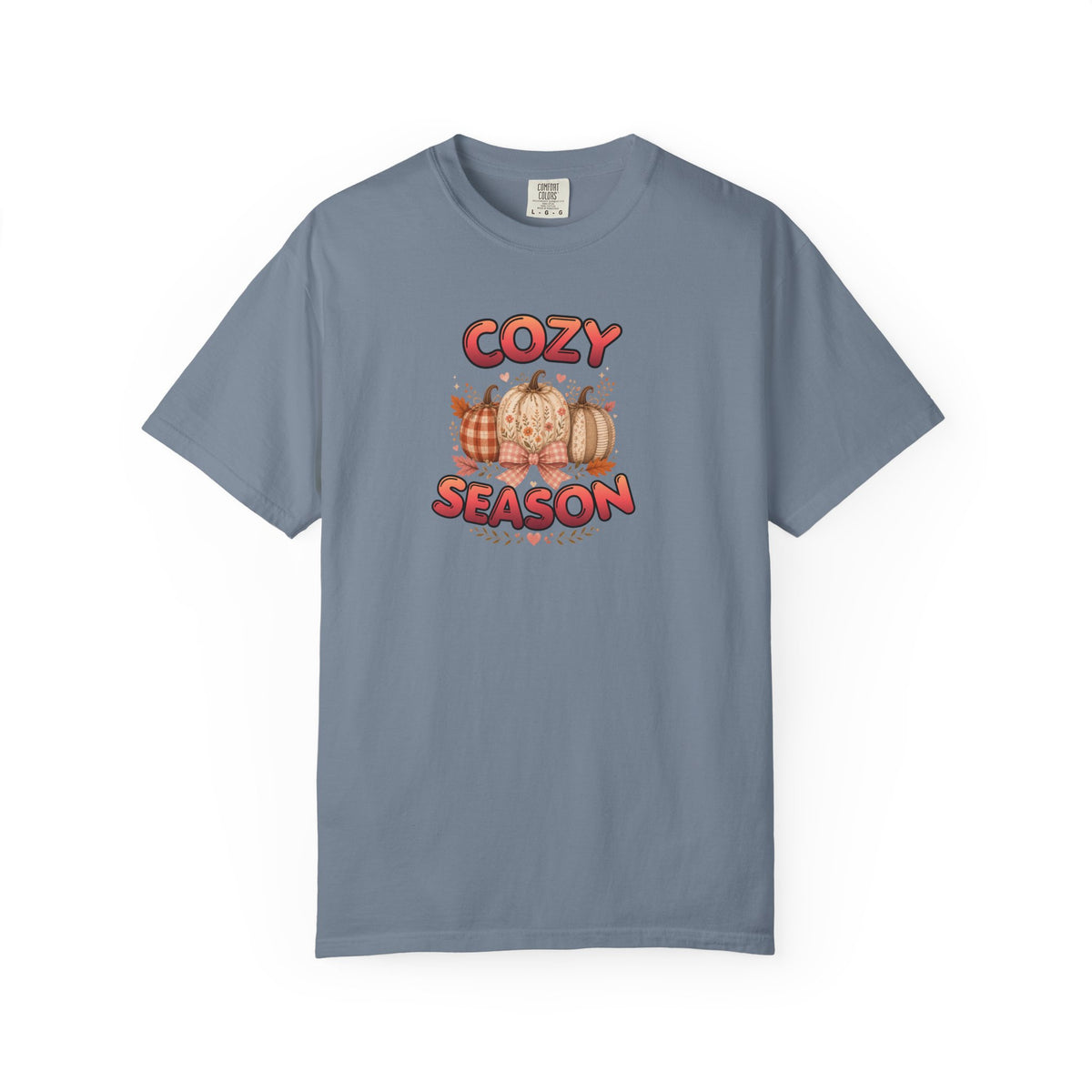 Cozy Season Fall Shirt Women Boho Pumpkin Tee Autumn Faith Graphic Tshirt Cottagecore Blessed Comfort Colors Fall Season Gift For Her