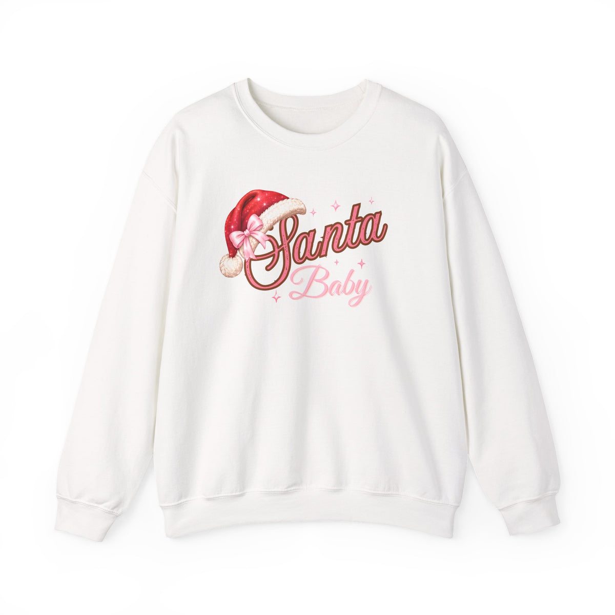 Santa Baby Sweatshirt, Christmas Crewneck, Retro Santa Sweatshirt, Womens Christmas Sweater, Cute Holiday Shirt, Christmas Gift for Her