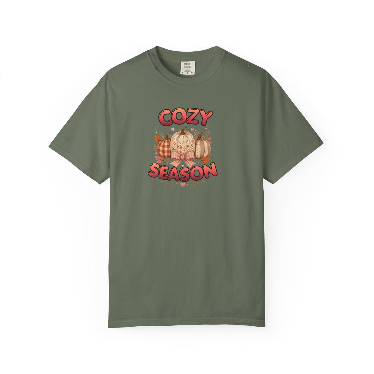 Cozy Season Fall Shirt Women Boho Pumpkin Tee Autumn Faith Graphic Tshirt Cottagecore Blessed Comfort Colors Fall Season Gift For Her