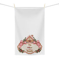 Custom Family Gift Personalized Kitchen Towel, Kitchen Decor Gifts, Winter Christmas Decor, Christmas Kitchen Towels
