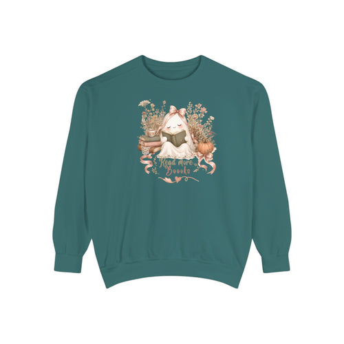 Book Lovers Gift Sweatshirt, Fall Vibes Crewneck, Fall Books Sweater, Educator Gift, Read More Books Cozy Pullover