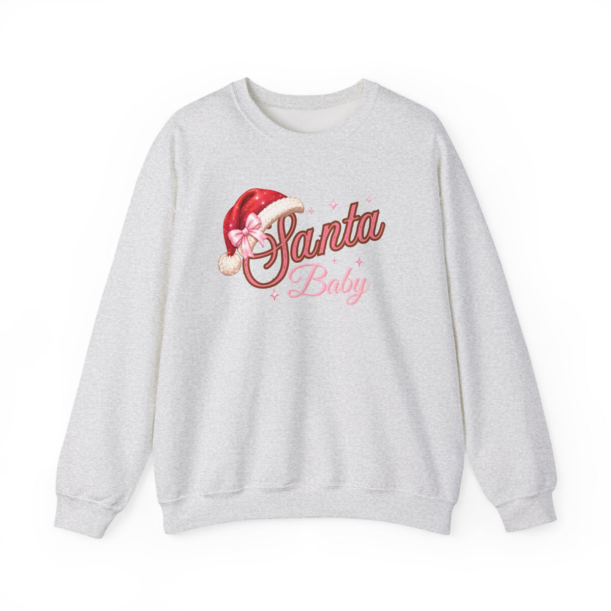 Santa Baby Sweatshirt, Christmas Crewneck, Retro Santa Sweatshirt, Womens Christmas Sweater, Cute Holiday Shirt, Christmas Gift for Her