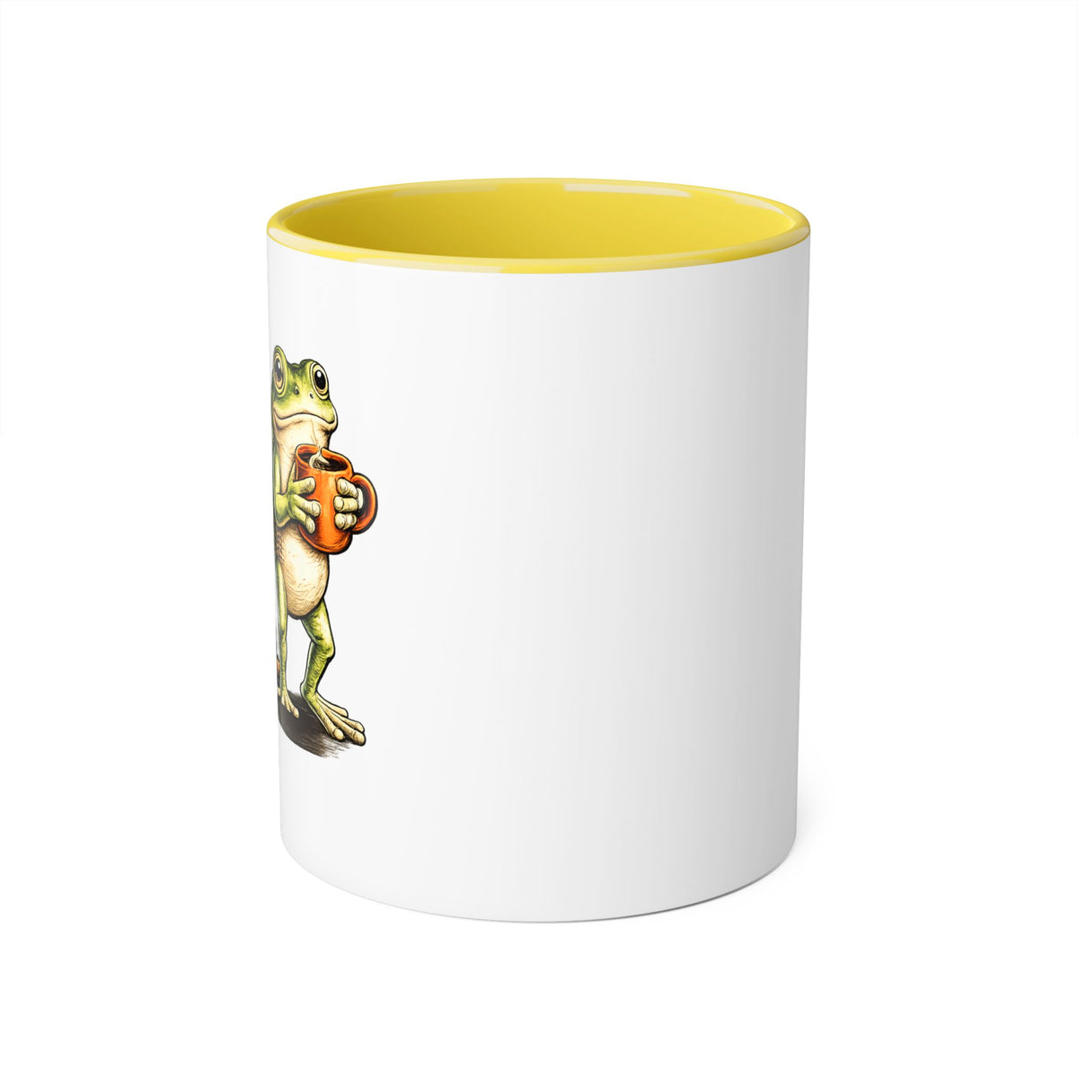 Walking by Faith Fueled by Caffeine Frog Coffee Mug, Christian Coffee Lover Gift, Funny Faith Mug, Scripture Mug, Gift for Her