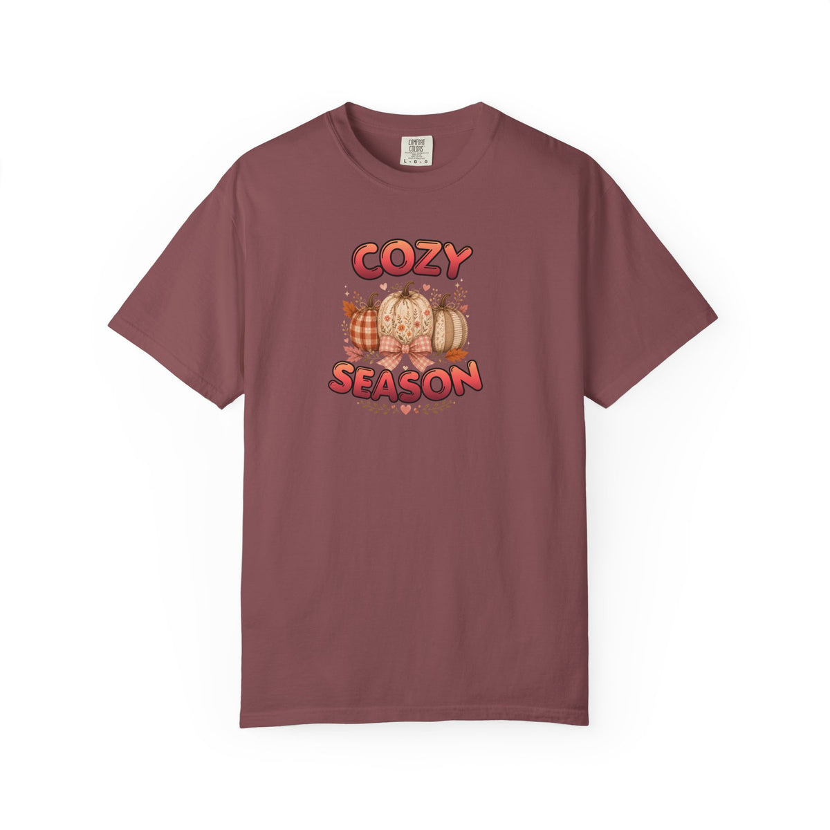 Cozy Season Fall Shirt Women Boho Pumpkin Tee Autumn Faith Graphic Tshirt Cottagecore Blessed Comfort Colors Fall Season Gift For Her