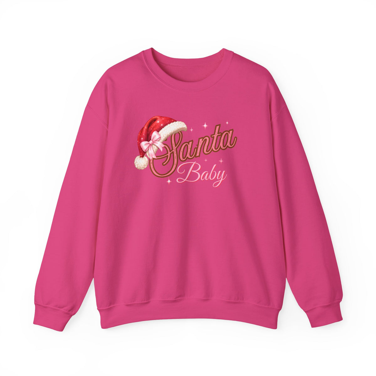 Santa Baby Sweatshirt, Christmas Crewneck, Retro Santa Sweatshirt, Womens Christmas Sweater, Cute Holiday Shirt, Christmas Gift for Her