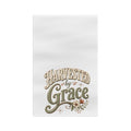 Harvested by Grace Microfiber Tea Towel | Fall Farmhouse Kitchen Decor