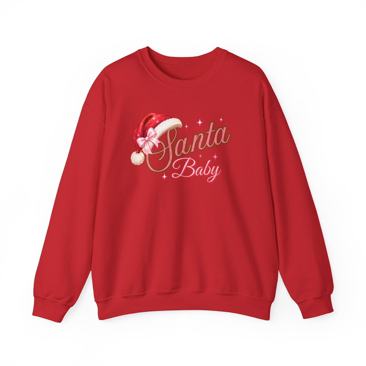 Santa Baby Sweatshirt, Christmas Crewneck, Retro Santa Sweatshirt, Womens Christmas Sweater, Cute Holiday Shirt, Christmas Gift for Her