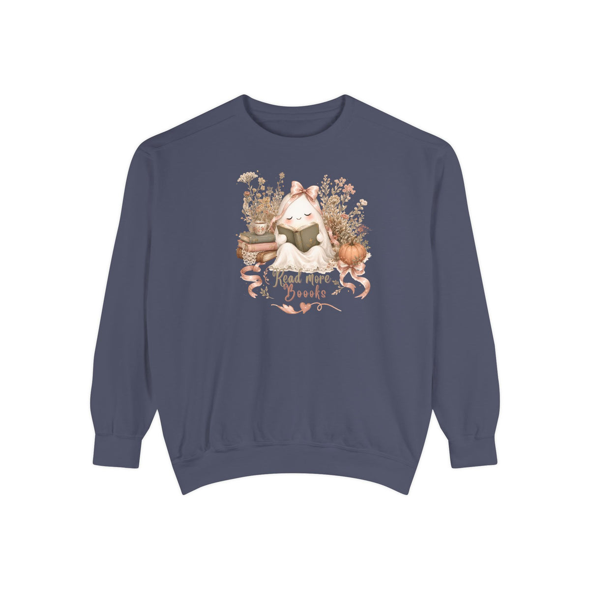 Book Lovers Gift Sweatshirt, Fall Vibes Crewneck, Fall Books Sweater, Educator Gift, Read More Books Cozy Pullover