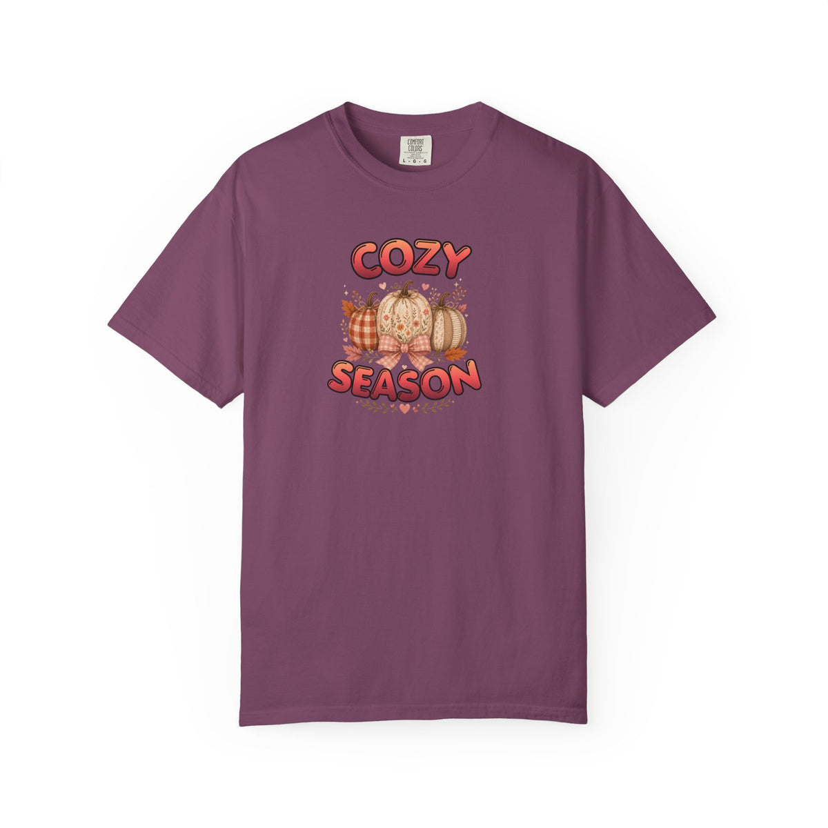 Cozy Season Fall Shirt Women Boho Pumpkin Tee Autumn Faith Graphic Tshirt Cottagecore Blessed Comfort Colors Fall Season Gift For Her