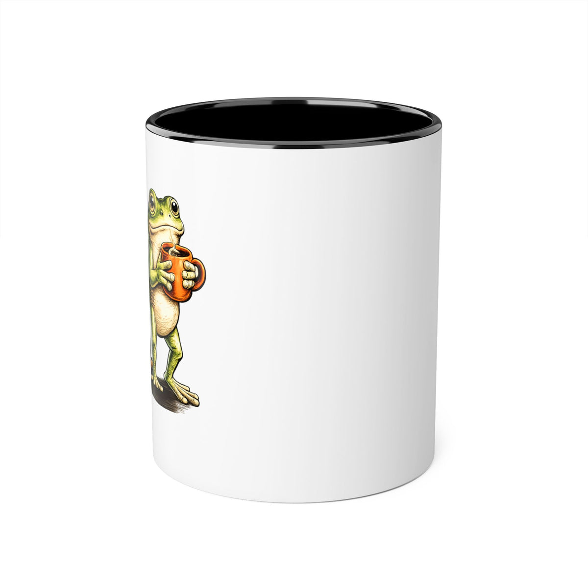Walking by Faith Fueled by Caffeine Frog Coffee Mug, Christian Coffee Lover Gift, Funny Faith Mug, Scripture Mug, Gift for Her